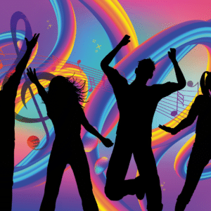 Decordoek Dansers H240 B300 (Fout)