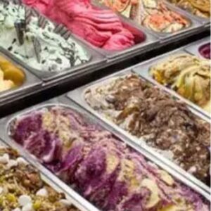 Vers schepijs uit de ijswagen